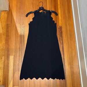 Ted Baker Black Scalloped Cocktail Dress